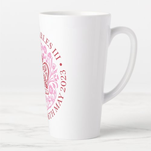 Latte Mug for 2023 Coronation _ Red 