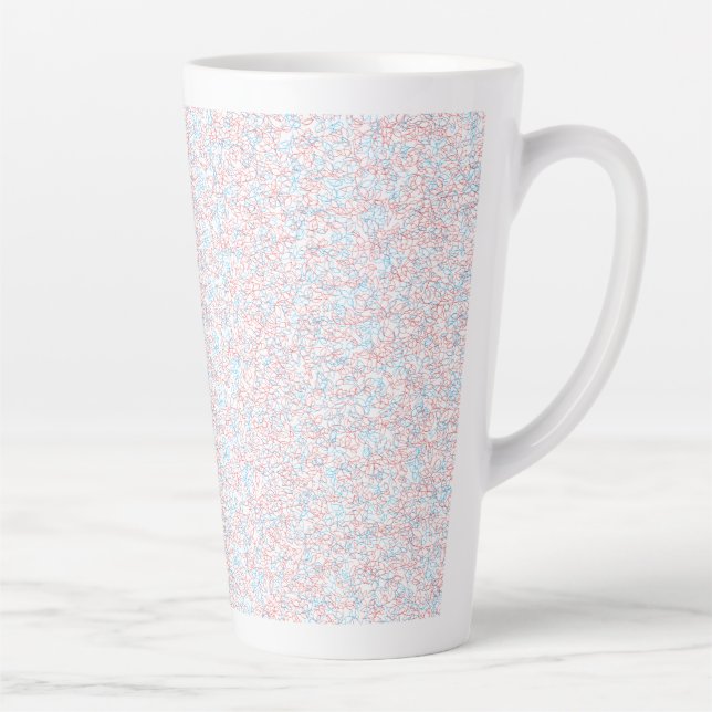 Latte Mug | Large | Abstract | Pastel | Modern (Right)