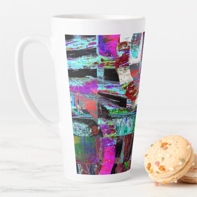Latte Mug – Neon Pulse (In Situ)