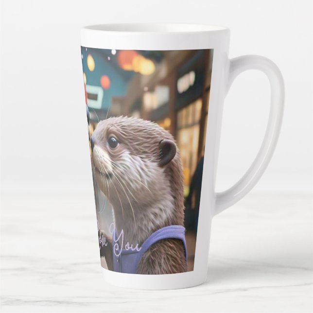 Latte Mug Otterly Love You (Right)
