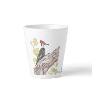 Latte Mug - Pileated Woodpecker