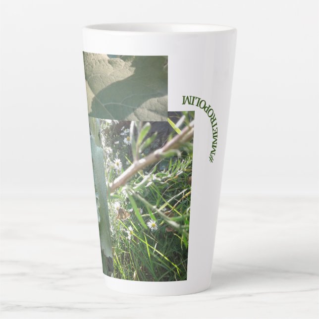 Latte Mug/small/LARGE / mmetropolim design Latte Mug (Front)