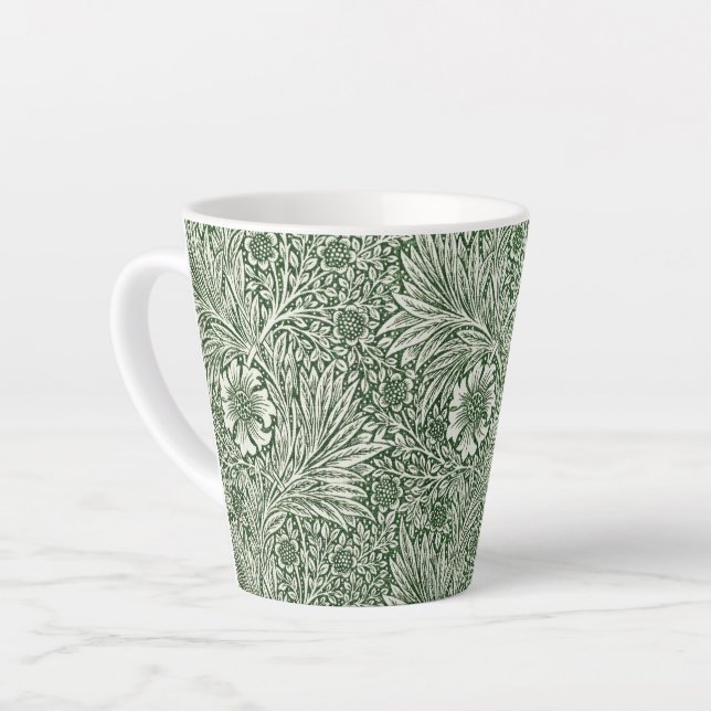 LATTE MUG : WILLIAM MORRIS : MARIGOLD (Left Angle)