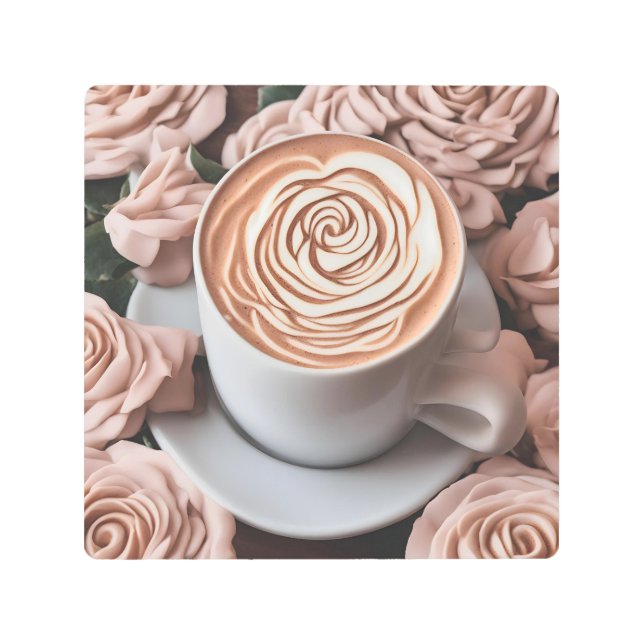 Latte Rose Art (Front)