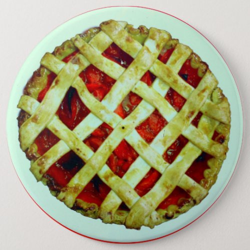 lattice crust strawberry pie button