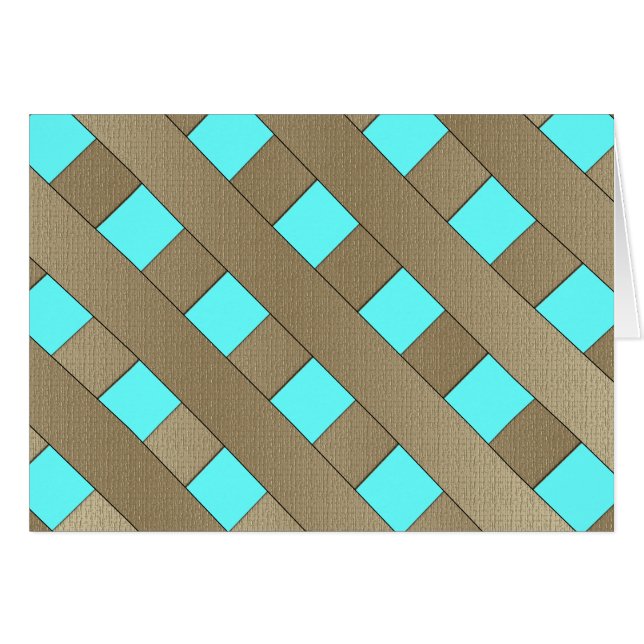 Lattice Fence by Shirley Taylor Cards (Front Horizontal)