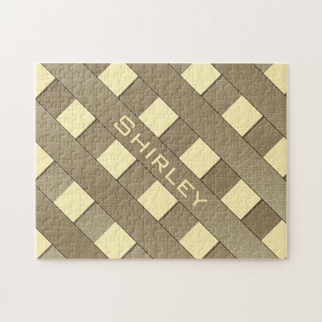 Lattice Fence by Shirley Taylor Jigsaw Puzzle (Horizontal)