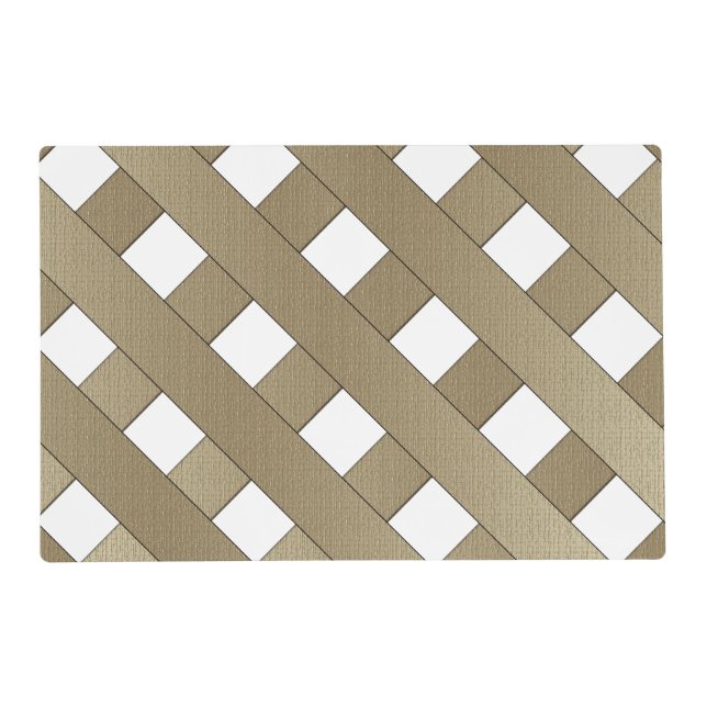 Lattice Fence by Shirley Taylor Placemat (Front)