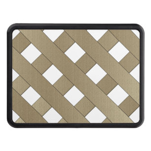 Lattice Fence by Shirley Taylor Trailer Hitch Cover