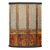 LATTICE WOODEN PANELS LAMP SHADE (Left)