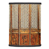 LATTICE WOODEN PANELS LAMP SHADE (Right)
