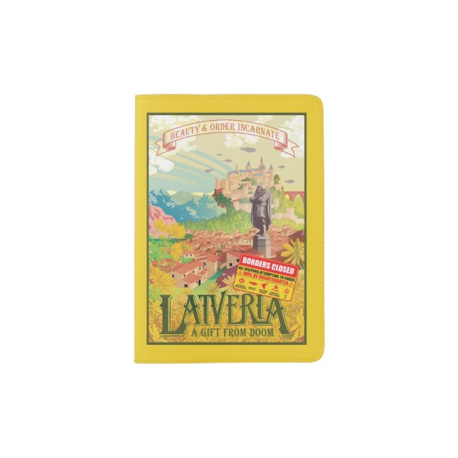 Latveria: A Gift From Doom Passport Holder (Front)