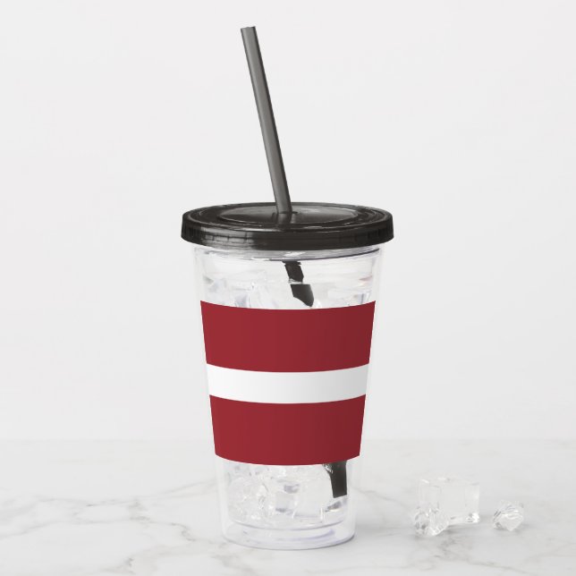 Latvia Acrylic Tumbler (Front Ice)