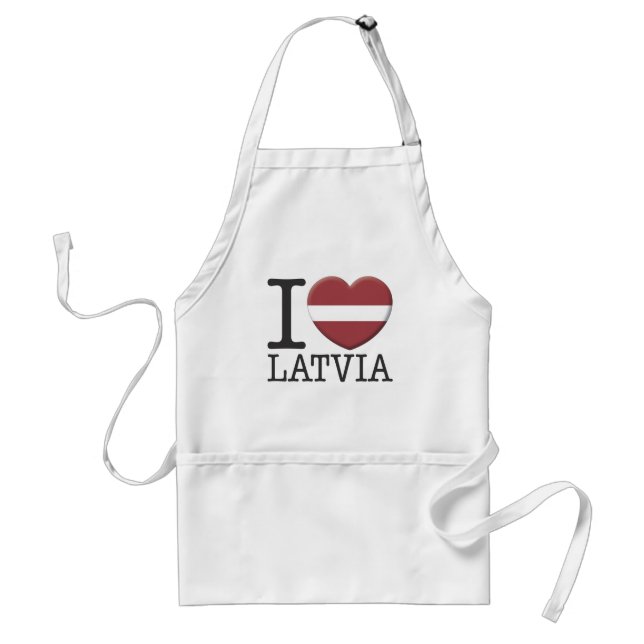 Latvia Adult Apron (Front)
