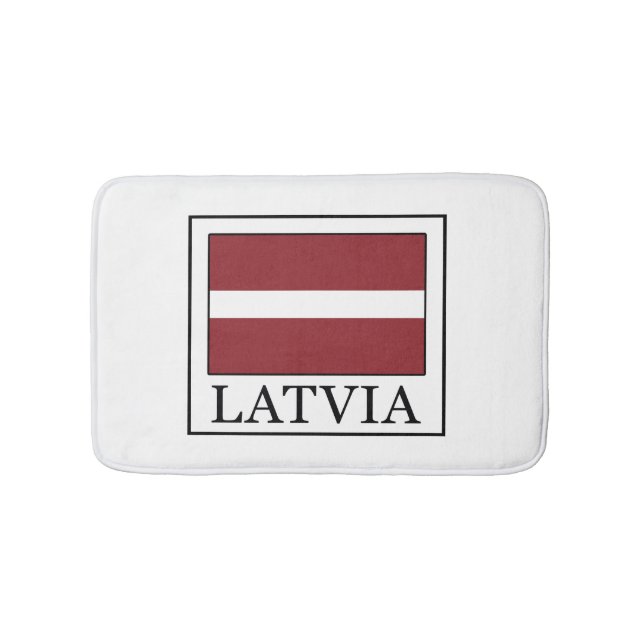 Latvia Bathroom Mat (Front)