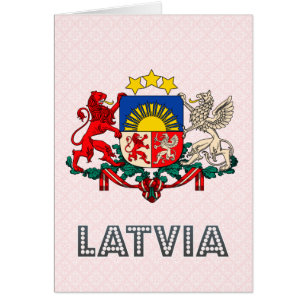 Latvia Coat of Arms Cards