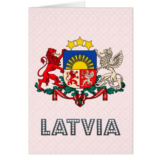 Latvia Coat of Arms Cards (Front)