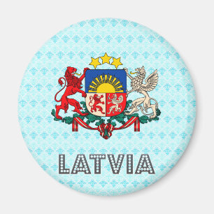 Latvia Coat of Arms Magnet