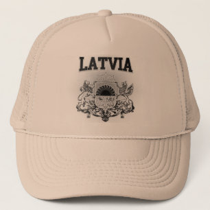 Latvia Coat of Arms Trucker Hat