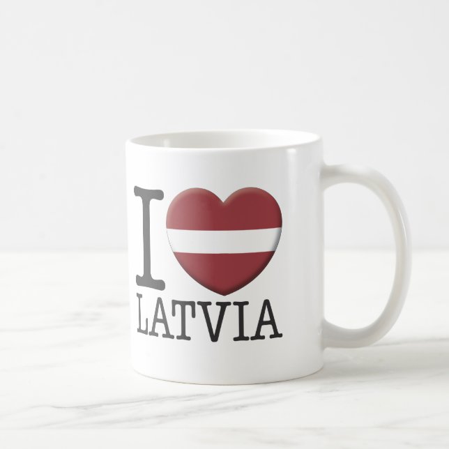Latvia Coffee Mug (Right)