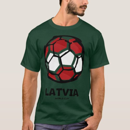 Latvia  Country Flag T_Shirt