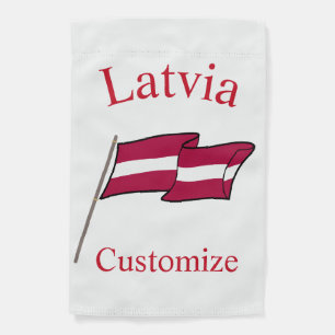 Latvia Country Flag Thunder_Cove