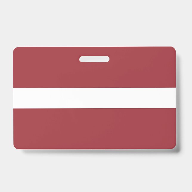 Latvia Flag Badge (Front)