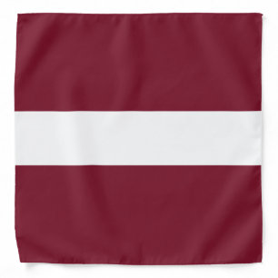 Latvia flag bandana