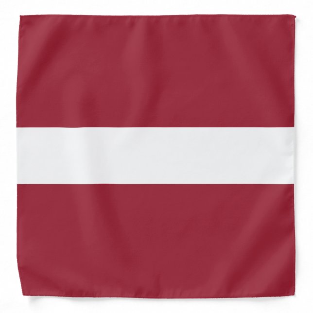 Latvia Flag Bandana (Front)