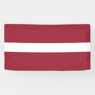 Latvia Flag Banner