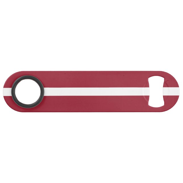 Latvia Flag Bar Key (Front (Horizontal))