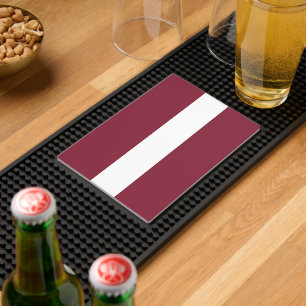 Latvia flag bar mat