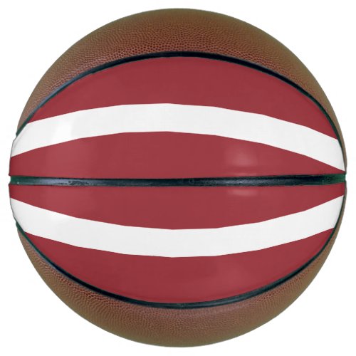 Latvia Flag Basketball