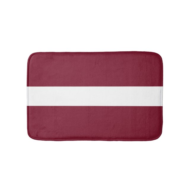 Latvia flag bath mat (Front)