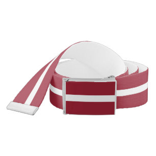 Latvia Flag Belt
