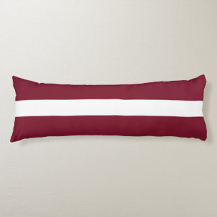 Latvia flag body pillow