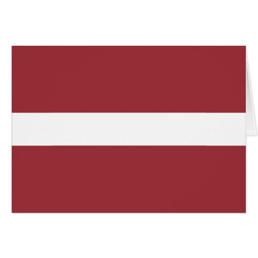 Latvia Flag Cards (Front Horizontal)