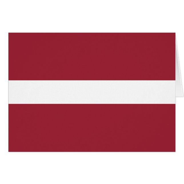 Latvia Flag Cards (Front Horizontal)