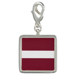 Latvia flag charm