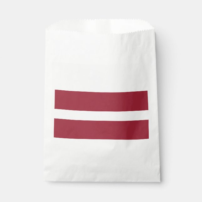 Latvia Flag Favor Bag (Front)