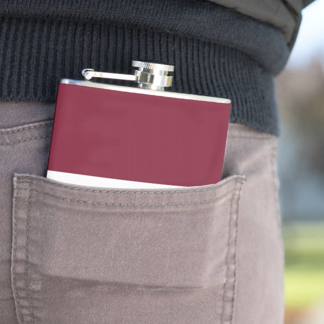 Latvia flag flask (In Situ)