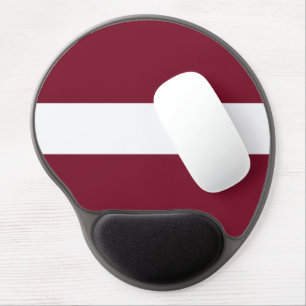 Latvia flag gel mouse pad