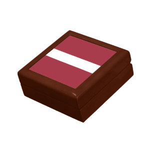 Latvia Flag Gift Box