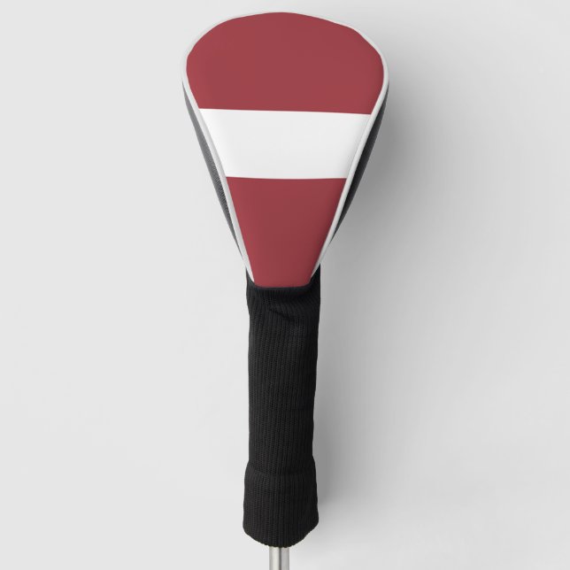 Latvia Flag Golf Head Cover (Front)