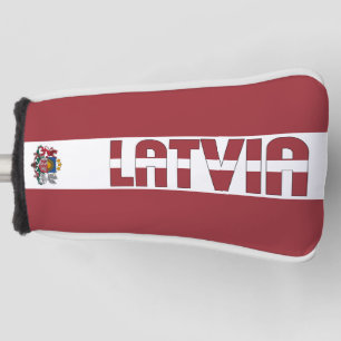 Latvia Flag Gorgeous Patriotic Golf Head Cover