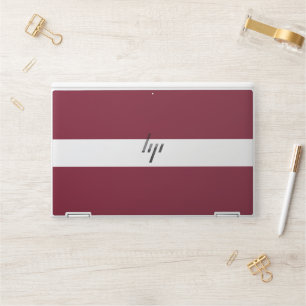 Latvia flag HP laptop skin