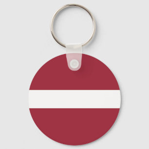 Latvia Flag Keychain