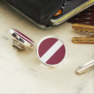Latvia flag lapel pin