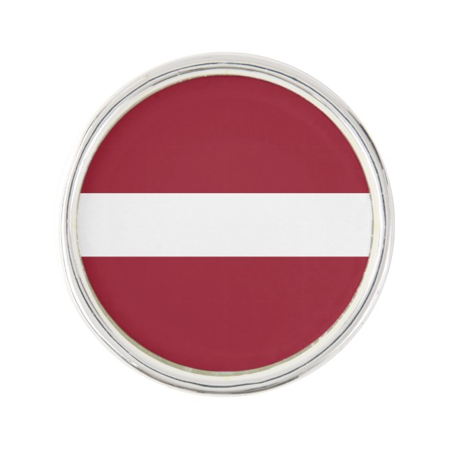 Latvia Flag Lapel Pin (Front)