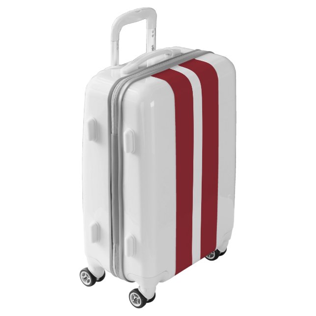 Latvia Flag Luggage (Rotated Left)